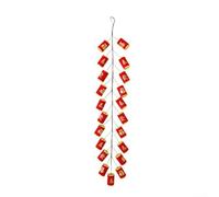 Decorazione di Capodanno ABS per fuochi d'artificio, materiale durevole con nastro da appendere, due misure 65 cm o 90 cm, design elegante per un'atmosfera festosa a casa o in ufficio (90 cm)