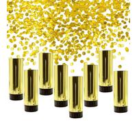 Decorazione di coriandoli - Set divertente da 8 pezzi per accessori di decorazione con coriandoli, per celebrazioni, Natale, matrimoni, capodanno, laurea, accenti di colore per feste,