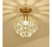 Decorazione di gocce di pioggia Luci a sospensione Ingresso moderno Lampadari di cristallo Corridoio Plafoniera a LED incorporata Cucina Ristorante Camera da letto Lampade a sospensione Corridoio