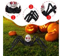 Decorazione Di Halloween A Forma Di Ragno Con Occhi A LED Per Feste Al