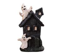 Decorazione di Halloween Da Ufficio, Statua Di Scheletro Gotico | Figure Gotiche in Resina di Halloween Statua Spaventosa,Figurine Da Collezione Tavolo, Decorazione Interna ed Esterna per Festa