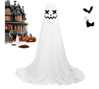 decorazione di Halloween fantasmi,Decorazione fantasmi di Halloween | Fantasma spaventoso che al buio | Catena di luci, fantasmi luminosi, ricordi di Natale, trucco
