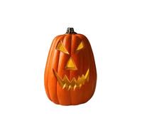 Decorazione di Halloween: lampada a LED luminosa a forma di zucca, realizzata in materiale plastico, utilizzata per la decorazione interna ed esterna delle vacanze. Luce notturna a forma di zucca