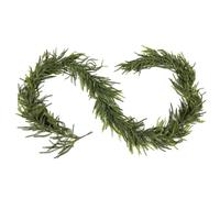 Decorazione Di Natale Norfolk Pine Garland, Vite Verde Artificiale Di Natale, Inverno Indoor Outdoor Ghirlanda Di Natale Per La Casa, Tocco Reale Verde Norfolk Pine Garland Decorazione