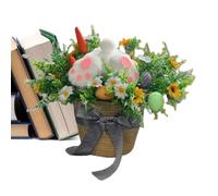 Decorazione di Pasqua a a forma di coniglio, decorazioni pasquali per interni,Statuetta di Pasqua multiuso Decorazioni per coniglietti di Pasqua | Decorazione per la casa, Figurine decorative creative