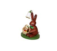 Decorazione di Pasqua Coniglio Con Cestino Altezza 8cm Nuovo Osterhasenfigur