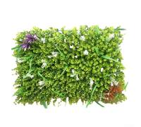 Decorazione di plastica del prato inglese della decorazione della parete dell'erba verde chic per i luoghi di ospitalità e della casa (#1)