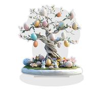 Decorazione Di Segni Di Tavola Di Pasqua - Segnale Decorativo Da Tavolo Coniglio, Accent Vacanze Di Primavera Acrilico 2d | Durabilità Assicurata, Decorazione Del Vassoio A Gradini Di Pasqua