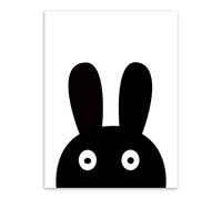 Decorazione di Serra cartello di carta stampa della parete per la camera dei bambini in Bianco e nero Dibujos animados poster e pagine senza cornice XL(50X70CM) SIN MARCO C