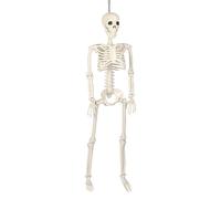 Decorazione Di Skeleton Halloween - 90 Cm Full Body Halloween Skeleton Decor | 2,95 Piedi Terrificanti Ossa Realistiche Con Articolazioni Posabili Per Il Portico Del Cortile Haunted House Gravey