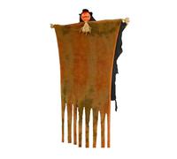 Decorazione di zucca infestante controllata dalla voce con design realistico sicuro a basse tensioni Halloween Decorazione del cortile Controllo vocale Zucca ornamento inquietante