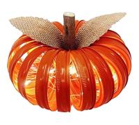 Decorazione di zucca luminosa per Halloween, Ringraziamento, autunno, Natale e Capodanno