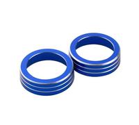 Decorazione D'interni Anello Per Pomello Del Climatizzatore Per Auto Per Civic 10th 2016 2017 2018 2019, Adesivo Decorativo Per Comandi Aria Condizionata(BLU)