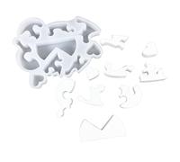 Decorazione domestica stampo in silicone ornamento fare amore cuore puzzle a forma di scrivania adorment gioielli artigianato strumento che fa stampo