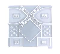 Decorazione domestica Stampo in silicone Ornamento Fare Mulino a Vento Casa A Forma di Scrivania Adorment Gioielli Artigianato Strumento Silicone Mold Casa