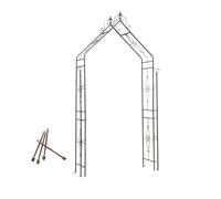 Decorazione e abbellimento da giardino, rampicante, pergolato in metallo for esterni, ingresso decorativo for un sentiero, for prato e patio(Brass)