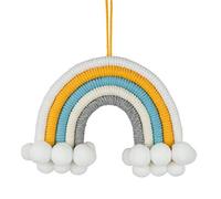 decorazione elegante arazzi per le pareti, Rainbow Macrame Arcobaleno da appendere alla parete, macramè composto da 5 corde intrecciate, decorazione da parete, camera dei bambini (CH5-03) ( Color : Ch