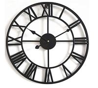 Decorazione esterna interna dell'orologio al di fuori dell'orologio da parete al quarzo mute orologio da parete da giardino esterno orologio da parete grande retro romano orologio da giardino