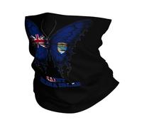 Decorazione Facciale Bandiera delle Farfalle Dell'Isola di Sant'Elena Sportiva Bandana Elastico Ghetta da Collo per Sports Ciclismo attività