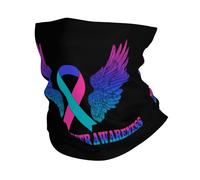 Decorazione Facciale Thyroid Cancer Awareness Protezione del Viso Durevole Sciarpa A Tubo per Arrampicata, Snowboard, Motocicletta