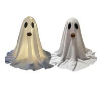 Decorazione fantasma di Halloween - Resina spettrale con luci LED incorporate | Decorazioni estetiche di Halloween per interni ed esterni | Arte spettrale per la casa per , camera da letto