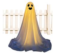 Decorazione fantasma di illuminazione - Decorazione fantasma spaventosa | Decorazione per esterni Interni, Fantasma in Tessuto Bianco per la Decorazione Del Giardino Portico Casa Vacanza
