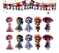 Decorazione fantasma Halloween Figure acriliche 2D gotiche Punk