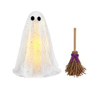 Decorazione Fantasma Illuminato Scopa Della LED Altezza Regolabile Fai Da