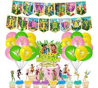 Decorazione Festa Compleanno Tinkerbell - Palloncini, Decorazione Torte, Festone di Buon Compleanno - Party Tinker Bell