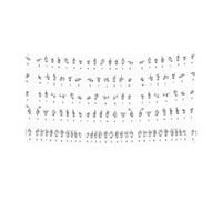 Decorazione festiva per festeggiare la lingua dei segni, con stampa dell'alfabeto Holloween, facile da appendere con corde, confezione da 1