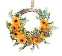 Decorazione floreale da appendere per aggiungere un tocco di colore con il nostro bellissimo design a girasole per porte