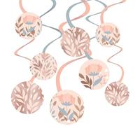 Decorazione floreale in oro rosa, confezione da 30