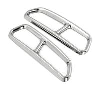 Decorazione for terminale di scarico posteriore doppio, compatibile solo con Audi A6 A7 C7 2016 2017 2018, accessori decorativi for auto.