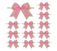 Decorazione ghirlanda di noeeudds - Tela di noeeudds a doppio strato da 12 volte a due strati | fiocchi rustici per alberi di Natale, decorazioni rustiche per matrimoni fatte a mano per Pasqua,