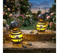 Decorazione Giardino Lampada Solare Esterni LED Ape Luci Decorative Nero Giallo