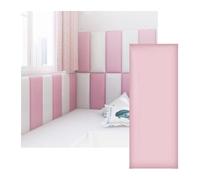 Decorazione imbottita autoadesiva, borsa morbida anticollisione, adesivi for pannelli della testiera, for camere da letto, cameretta dei bambini, danza, asilo nido(Color 2,20x50cm-4pcs)