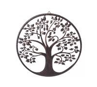 Decorazione In Bronzo Per Giardino, Placca Da Muro Albero Della Vita 40cm