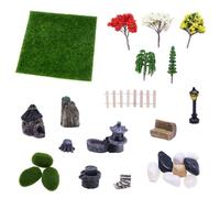 Decorazione in finta, statuette in miniatura in artificiale, per la casa delle fate, per giardino fatato, oggetti in miniatura, statuette da giardino fatato per giardino