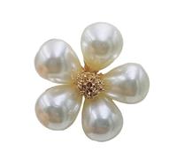 Decorazione in miniatura a forma di farfalla o spilla con perle scintillanti e strass per abiti, As show, Metallo