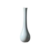 Decorazione in vaso di ceramica, vaso vintage, semplice decorazione per la casa, artigianato, bottiglia di bellezza blu nebbiosa(Black 1)