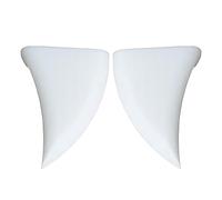 Decorazione interna dell'auto di Halloween: zanne di vampiri, accessori per corno per auto - Design resistente alle intemperie 3D White Fang Twin Set, paraurti
