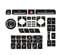 Decorazione Interni Auto Compatibile Con A6 Per A2 Per A3 1 Set Adesivi Per Interni Auto Accessori Per Adesivi Per Decalcomanie Riparazione Pulsanti(Size2)