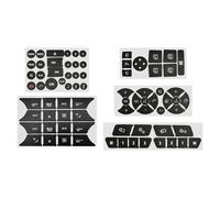 Decorazione Interni Auto Compatibile Con Benz Per SLK Per Classe Per R172 Adesivi Per Pulsanti Interni Riparazione Auto Set Decalcomanie Per Pannelli Ricambio(Size1)