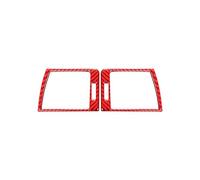 decorazione interni Auto Compatibile Con BMW Per E46 1999-2004 Accessori Adesivi Coperture Cornice Rifinitura Prese D’aria Sinistra E Destra Pannello Cruscotto Auto(Red)