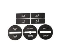 Decorazione Interni Auto Compatibile Con Per Golf Per Mk5 2004-2008 AC Finestra Clima Indossato Pulsanti Staccabili Riparazione Adesivo Pulsante Controllo Decalcomanie Adesivi Auto