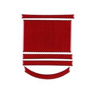 Decorazione Interni Per Seat Per Ibiza Per 6l 2003 2004 2005 2006 2007 2008 Adesivo Cambio Manuale Pannello Della Console Centrale Telaio Copertura Trim(Red Carbon)