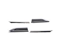 Decorazione Interno Per VW Per Tiguan Per Mk2 2016-2018 Adesivo Per Stemma Laterale Portiera Auto(Argento)