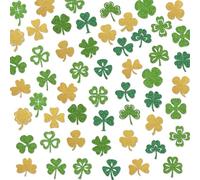 Decorazione irlandese Festival Quattro Foglie Clovers Gettare Coriandoli Elegante Carta Decorativa Tavolo Spargere Accessori per il Partito Decorazioni per il giorno di San Patrizio