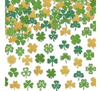 Decorazione irlandese Festival Quattro Foglie Clovers Gettare Coriandoli Elegante Carta Decorativa Tavolo Spargere Accessori per il Partito Decorazioni per il giorno di San Patrizio