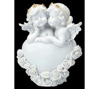 Decorazione Matrimonio - Putti con Cuore " Bussi " - Figura Angelo Della Mamma -